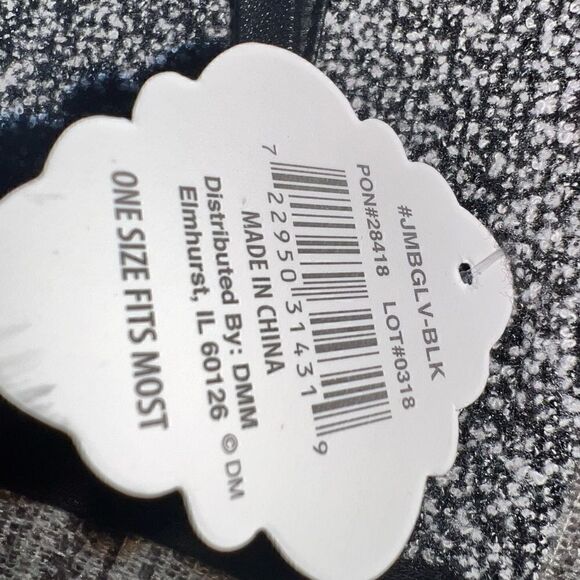 NWT Jack & Missy Texting Gloves One Size Fits Most Womens Black - Picture 4 of 4